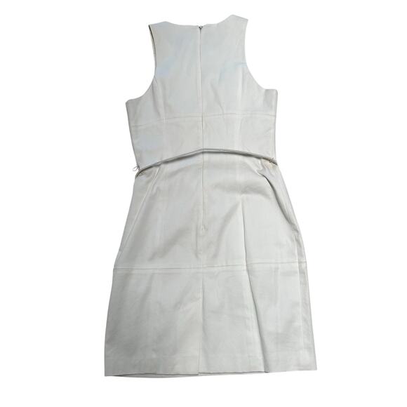 French Connection White Belted Shift Dress Size 8 - Picture 2 of 5